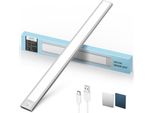 Illuminazione Per Armadietti Lampada Led Sensore Di Movimento - 60 Cm 4400 Mah Luce Sottopensile Cucina Striscia Ricaricabile Magnetica Dimmerabile Scala Vetrine