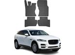 2016-2020 Jaguar F-Pace Tappetini In Gomma Nera 4 Pz