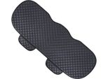 Cuscino Del Sedile Dell'automobile Coprisedili Universali Per Il Protettore Del Sedile Quattro Stagioni Cuscino Del Sedile Sedia Tappetino Accessori Cuscino (Nero, 1Pc Posteriore)