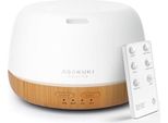 Diffusore Di Aromi Asakuki, Diffusore Di Oli Essenziali Per Aromaterapia A Ultrasuoni Da 300 Ml, Umidificatore Con Telecomando, Spegnimento Automatico In Modalità Senz'acqua