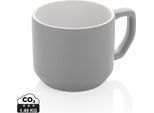 Xd Collection - Tazza Da Caffè "Modern"", Ceramica, 350Ml XD133 (Taglia Unica) (Grigio)"