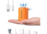 Flextailgear Mini Pompa 2024, Pompa Ad Aria Elettrica Da 4Kpa Per Materasso Ad Aria Per Il Gonfiaggio E Lo Sgonfiaggio, Pompa Da Campeggio Ricaricabile Anello Di Galleggiamento Per Letto D'aria