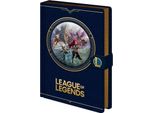 League Of Legends - Taccuino "Premium"" PM12150 (21 Cm X 14 Cm X 2 Cm) (Blu Scuro)"