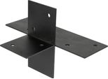 Giunto Angolare Pergola Nero Per Travi 9 X 9 Cm - Al Pezzo