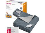 Coperta Riscaldante Beurer Hd 75 Grigio Scuro, Accogliente E Morbida Coperta Riscaldante, 6 Impostazioni Di Temperatura, Lavabile In Lavatrice, Con Spegnimento Automatico E Particolarmente Sicura,