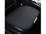 Adunsiaoto 2 Pezzi Universale Sedile Pad Sedili Anteriori, Cuscino Impermeabile Sedile Auto,Poliuretanopelle Sedile Auto Coprire Sedile Anteriore, Antiscivolo,