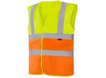 Saarbrucken Gilet Hi-Vis Giallo/Arancione Taglia: 4XL
