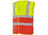 Saarbrucken Gilet Hi-Vis Giallo/Rot Taglia: 4XL