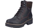 Rieker Scarpe Da Donna Stivali Stringati Nero Tempo Libero, Numero Di Scarpe: 40 Eu