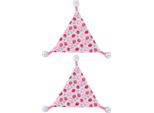2 Pezzi Amaca Triangolare Per Drago Barbuto, Letto Sospeso Per Rettili Con Ventosa Autoadesiva Per Arrampicarsi, Motivo A Fragola Rosa, M
