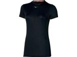 Mizuno Mid Weight-L Baselayer A Maniche Corte Nero S Donna Nero S