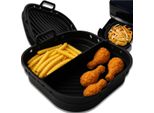 Edibazzar | Inserto In Silicone Per Friggitrice Ad Aria Calda, Teglia Riutilizzabile Nera