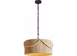 Lampada Da Soffitto Sospesa Toolight App1741-1Cp 40Cm Nero