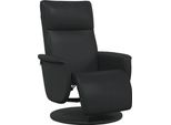 Vidaxl Poltrona Reclinabile Per Massaggio Nera 71 X 90 X 105 Cm In Pelle Finta