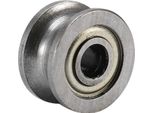 10Pcs U624ZZ U Groove Ball Bearing Guide Pulley Per Il Sistema Di Movimento Lineare Di Binario 4*13*7Mm