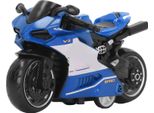Tirare Indietro Le Moto Giocattolo Innovativo Modello Di Moto In Lega Di Simulazione Per Bambini Collezione Di Regali Blu