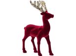 Inf Grande Ornamento Natalizio Renna - Decorazione Festiva Da Tavolo E Albero