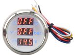 Manometro Della Temperatura Dell'acqua, Manometro Della Pressione Dell'olio/Tensione, 52 Mm, Display Digitale 3 In 1 Per Camper, Yacht, Barche Da Pesca, Navi, Dc Da 9 A 32 V