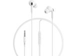Partel, Cuffie In-Ear Da 3,5 Mm Con Controllo Micro A 3 Pulsanti, Bianco