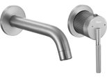 Rubinetto Lavabo Nascosto Rea Argon Nichel Spazzolato