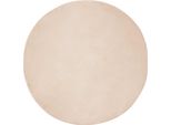 Vidaxl Tappeto Coniglietto In Pelliccia Sintetica Olite Taupe Ø 100 Cm Poliestere