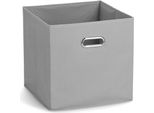 Contenitore Zeller, Grigio, In Pile, 28 X 28 X 28 Cm