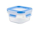 Emsa 508535 Emsa Clip & Close Barattolo Per Alimenti, Quadrato, 0,25 Litri
