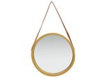 Vidaxl Specchio Da Parete Con Cintura 50 Cm Oro