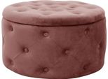 Akord Pouf Alia In Velluto Nero 55X55X30 Cm