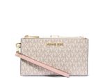Michael Kors Portemonnaie Double Zip Puderrosa