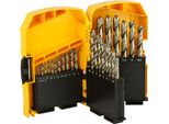 Dewalt DT5929-QZ Set Di Punte HSS-G Din 338 29 Pezzi, Metallo