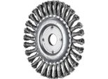 Pferd Tools Spazzola Rotonda Annodata Rbg Ø150X13X22,2 Mm Filo D'acciaio-Ø0,60 Smerigliatrice Angolare