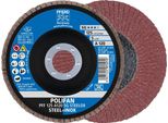 Pferd Tools Polifan Rondella Dentata Pff 125X22,23 Mm Piatto A120 Linea Uni. Psf Steelox Acciaio/Acciaio Inox