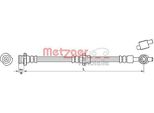 Tubo Freno 475Mm Metzger Per Nissan Almera Ii
