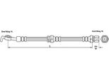 Tubo Freno 366Mm Metzger Per Chevrolet Lacetti (J200)