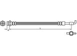 Tubo Freno 322Mm Metzger Per Mazda 6 Sport