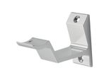 Supporto Per Corrimano 3542 Alluminio Anodizzato Argento Supporto Curvo Hermeta