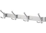 Binario 0822-0824 4 Ganci A.96Mm Lm Anodizzato Argento H.102Mm Hermeta
