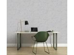 Vliestapete A.S. CrÉAtion "Casual Living Struktur-Tapete Unitapete Putzoptik Putzoptik", Grau (Grau,Silber,Metallic), B:0,53M H:0,02M L:10,05M, Vlies, Tapeten, Vliestapete Einfarbig FüR Schlafzimmer KüChe Wohnzimmer Struktur Flur