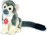 Teddy Hermann Affe, Kuscheltier, Stofftier, PlüSchtier, Wildtier, Sitzend, PlüSch, Grau Weiß, 17 Cm, 92917