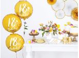 Candela Di Compleanno Numero 8 Con Glitter 7Cm Oro