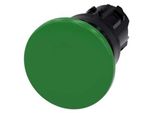 Siemens Sirius Act Pulsante A Fungo Elemento Frontale In Plastica, Verde (3SU1000-1BD40-0AA0)