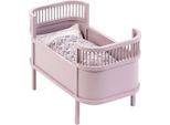 Letto Per Bambole In Legno Smallstuff Rosaline Powder