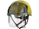 Casco Da Arrampicata Industriale Evo® Vistashield® Dualswitch™ Giallo/Fumo Abs