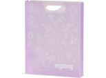 Ergobag Scatola Per Quaderni Folder Box With Carrying Handle Horses Lilla