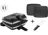 Croque-Wafer-Wafer 2 Piastre 1000W Nero Lagrange 039224