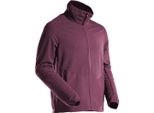 Pullover In Micropile Con Zip Bordeaux, Taglia S Mascot 22803-639-22