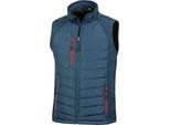 Result R238X | Gilet Softshell Compass Nero Da Uomo - Colore: Navy/Rosso - Taglia: 4XL