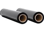 Vidaxl Film Estensibile 2 Pezzi Nero 23 μM 50 Cm X 150 M