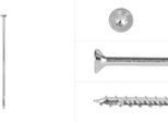 Viti Per Pannelli Truciolari Zincate 6 X 160 Mm Torx 30 Con Filettatura Parziale - Confezione Da 100 Viti